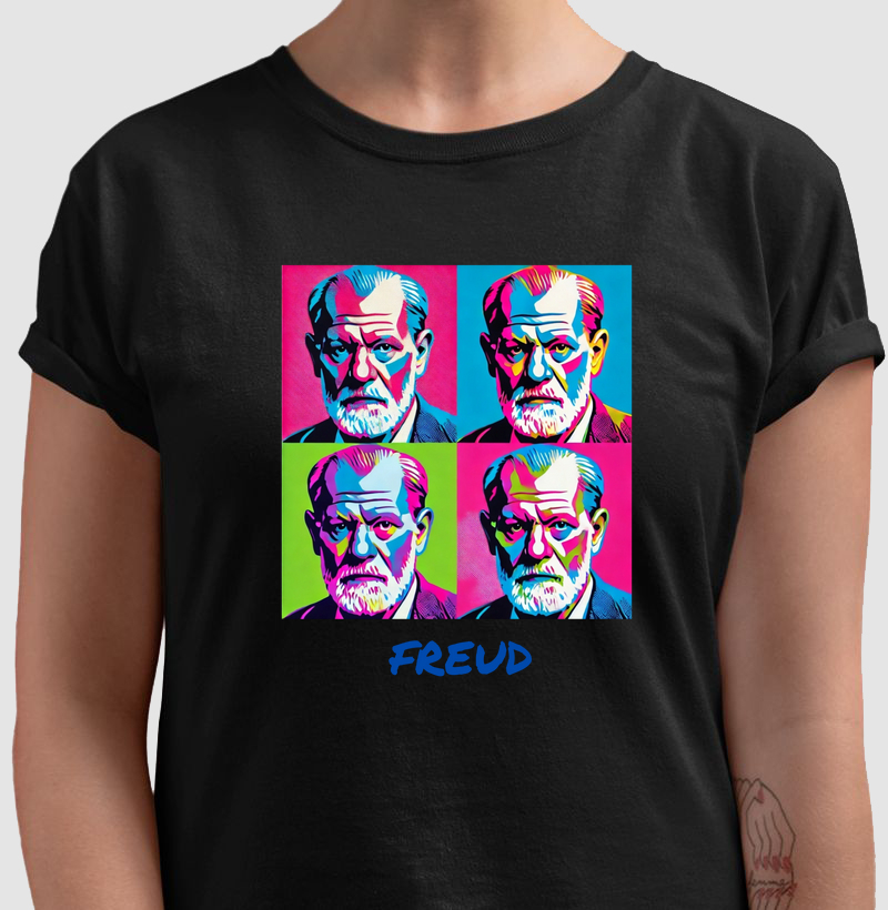 Camiseta Freud Pop Art - Edição Exclusiva