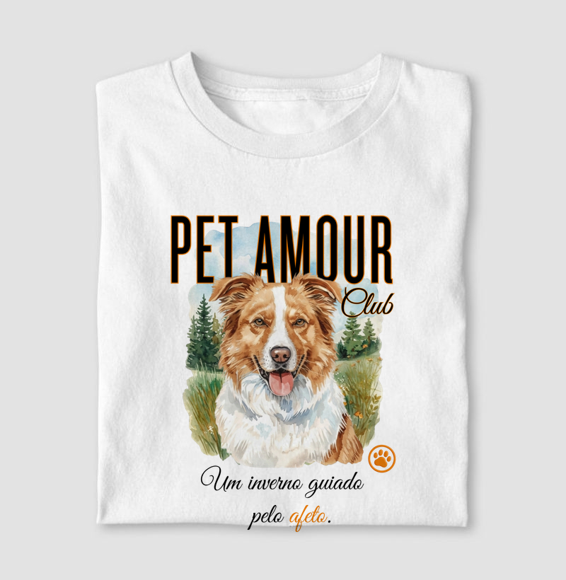 Camiseta Pet Amour Club Border Collie