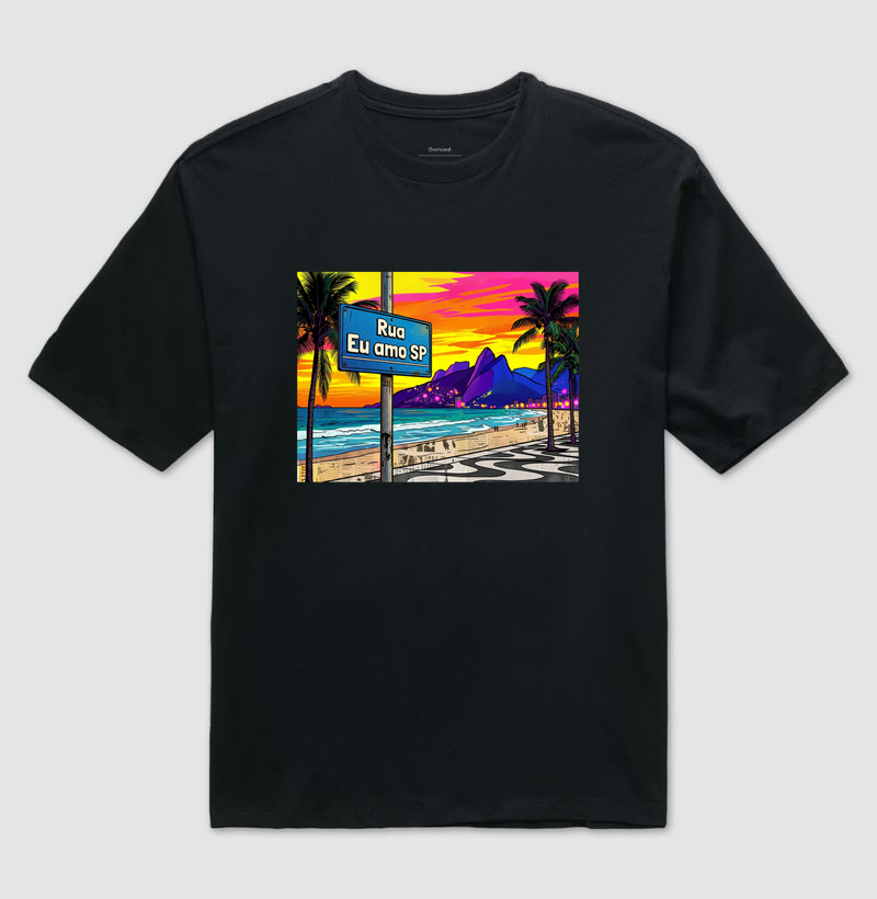 DODDIO - Eu <3 SP - Camiseta Oversized