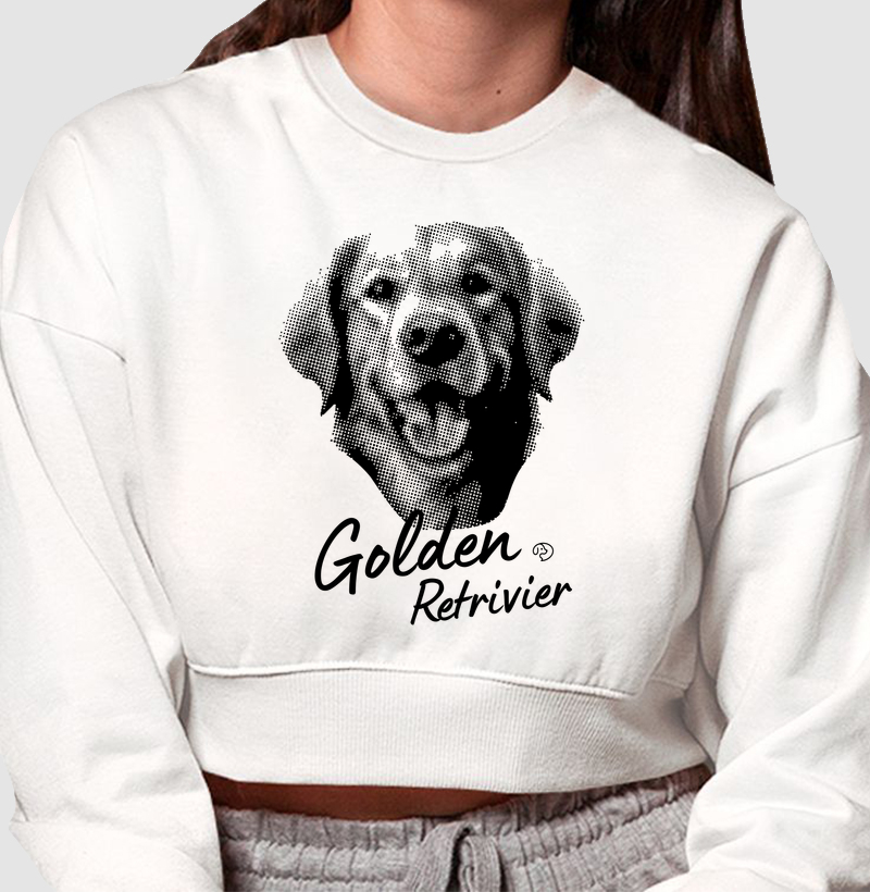 Golden Retriever Halftone