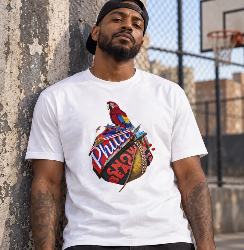 Camiseta de Basquete Philly Remix - ADQ - Camiseta