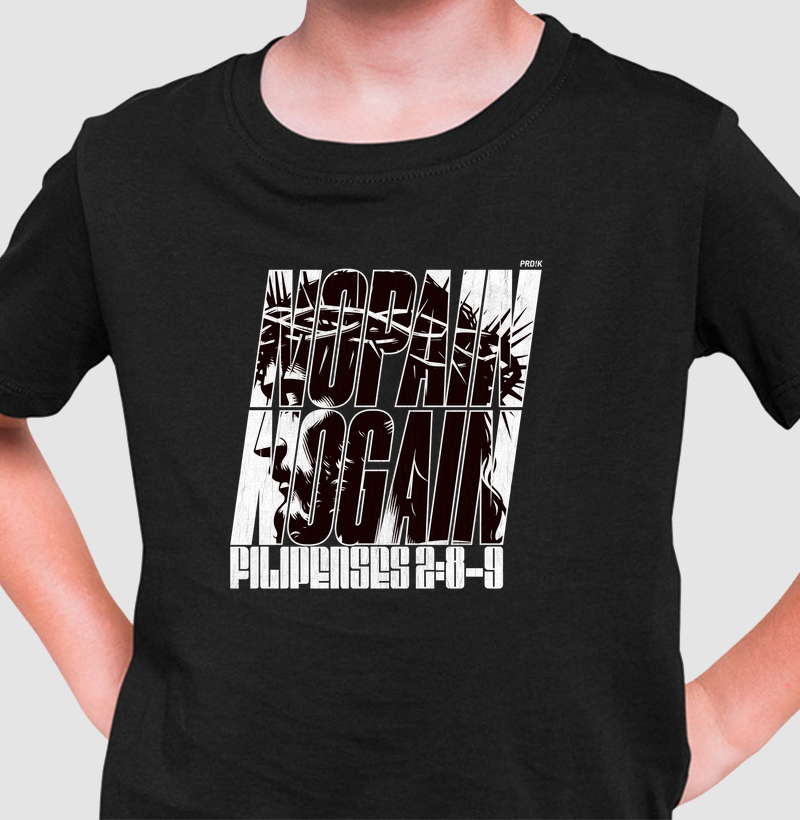 Camiseta Infantil com Estampa - No Pain No Gain