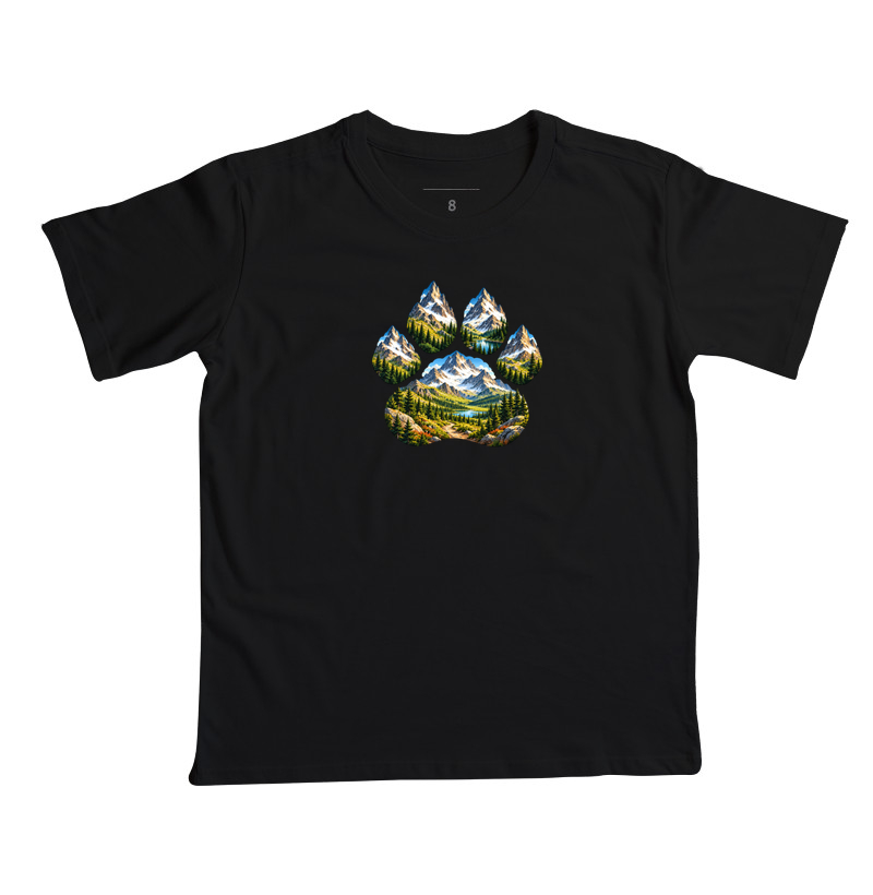 Entre Trilhas e Patas - Camiseta Infantil