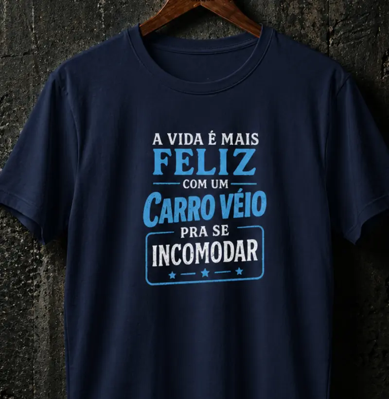 A vida é mais feliz com carro véio