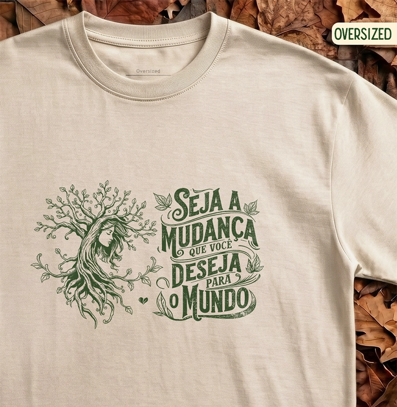 Seja a mudança que você deseja para o mundo