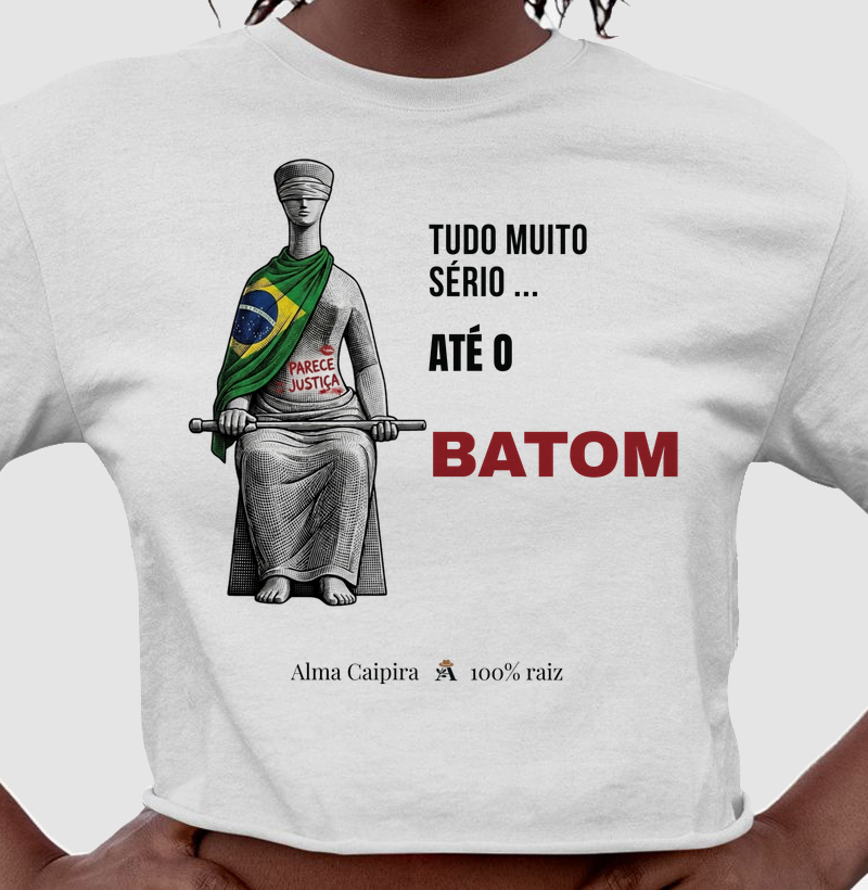 Tudo muito sério... até o batom - Cropped