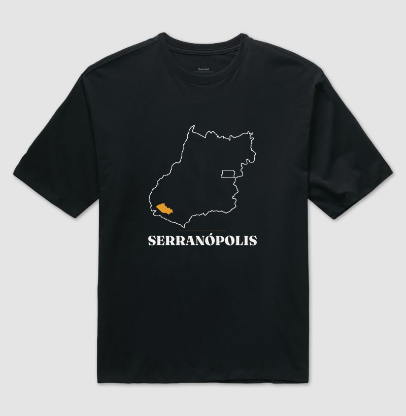 Serranópolis | Traço GO - Camiseta Oversized