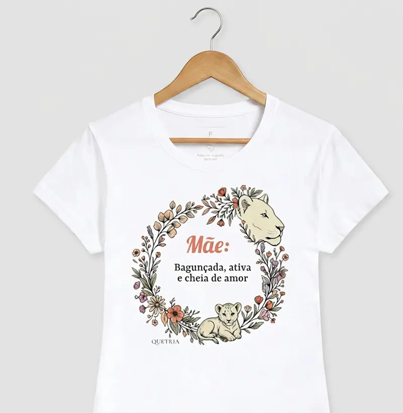 Camiseta Mãe Leoa