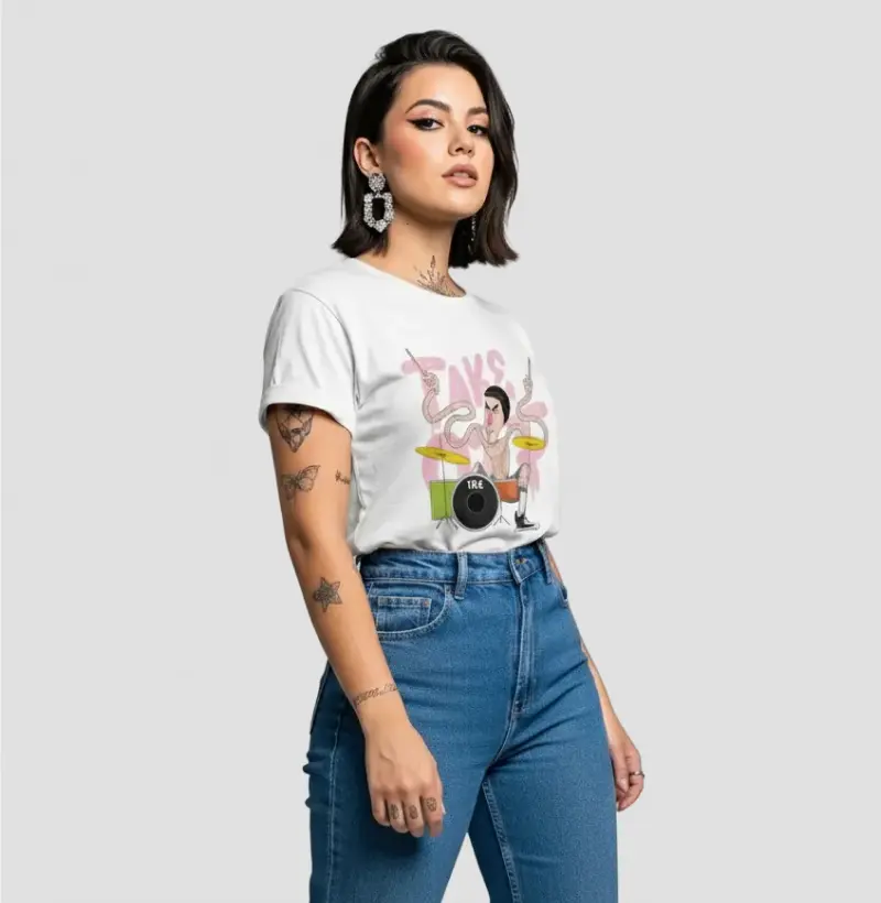 Camiseta Take Off | Caos em Cores