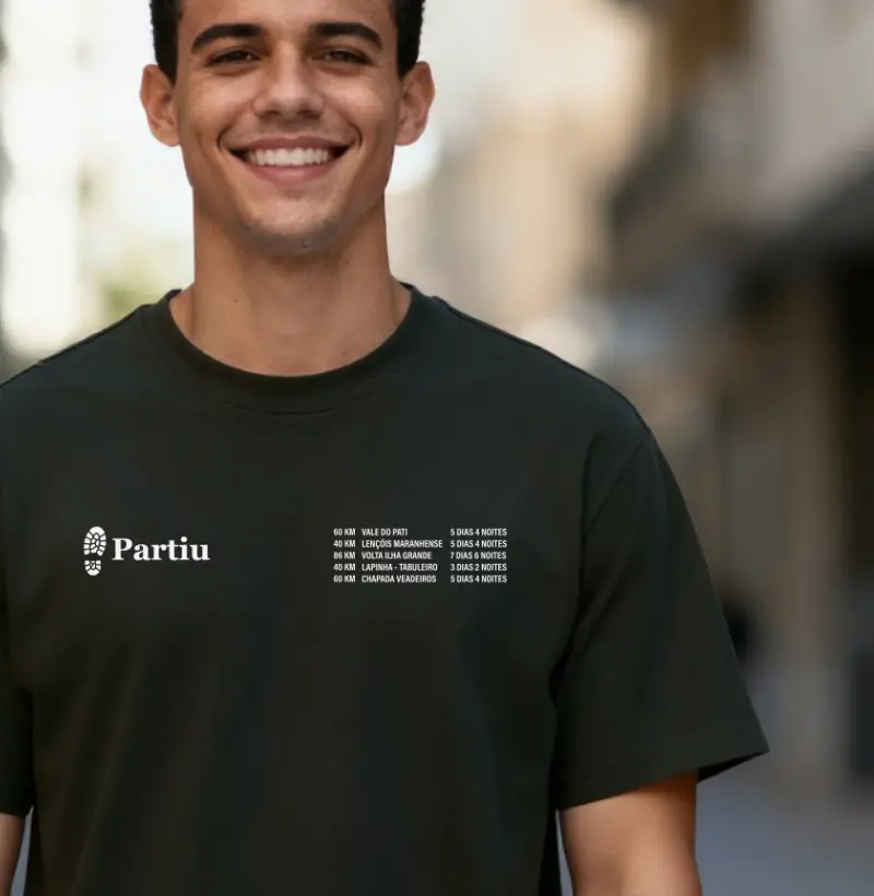Camiseta Alma Outdoor | Trilhas Paradisíacas