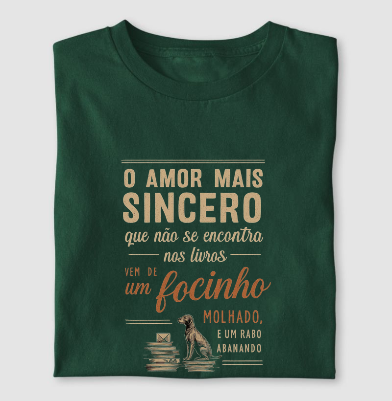 Amor de cachorro sincero maior que nos livros 