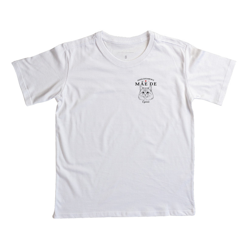 Orgulhosamente Mãe de Cymric - Camiseta Infantil