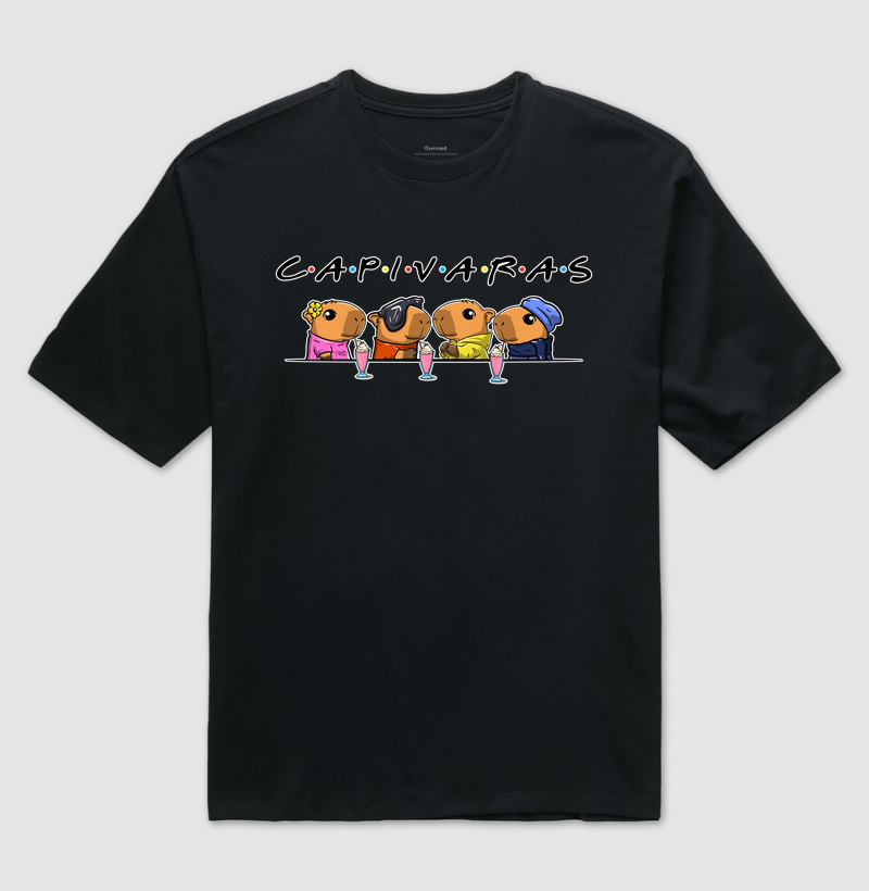 Camiseta Capifriends - Camiseta Oversized