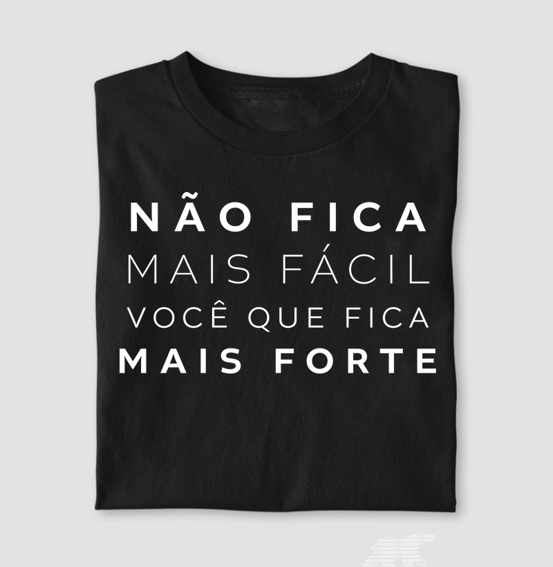 NÃO FICA MAIS FÁCIL 