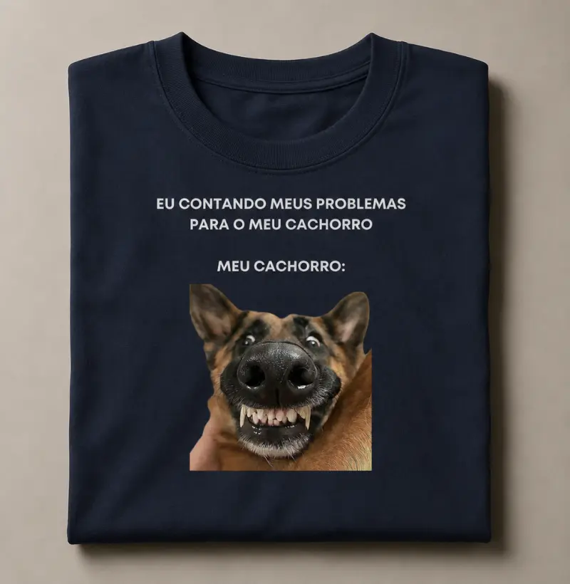 Contando meus problemas para o meu cachorro