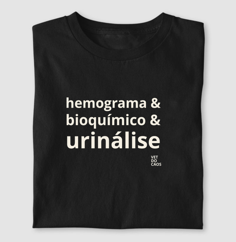 hemograma & bioquímica & urinálise offwhite
