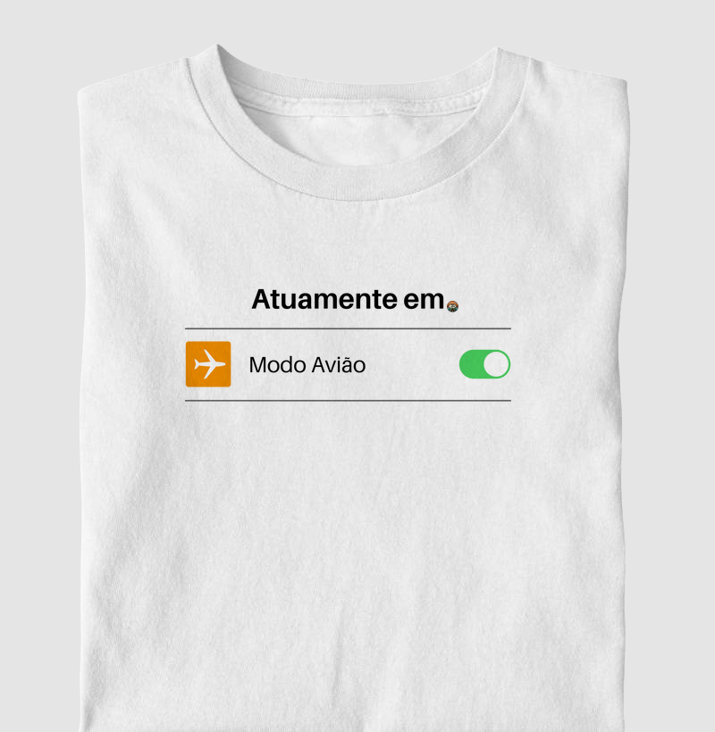 Atualmente em Modo Avião