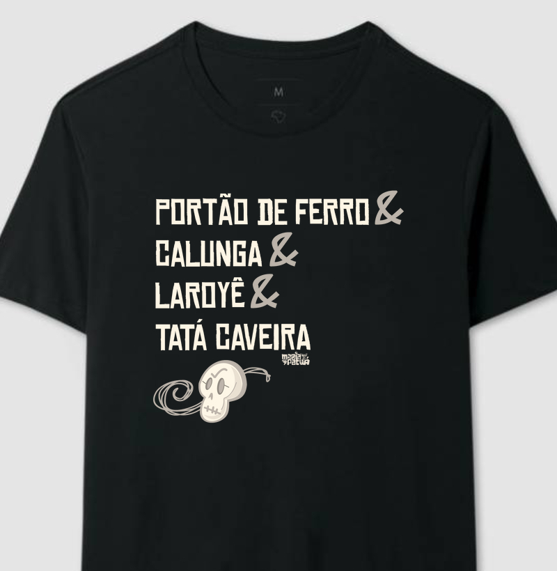 & Tatá Caveira Black Maria Patuá