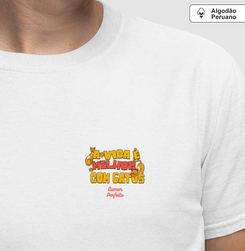 Aumor Vida com Gatos Casual