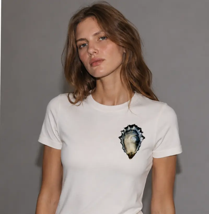 Camiseta Sem Fim Ostras mini - por Enfim