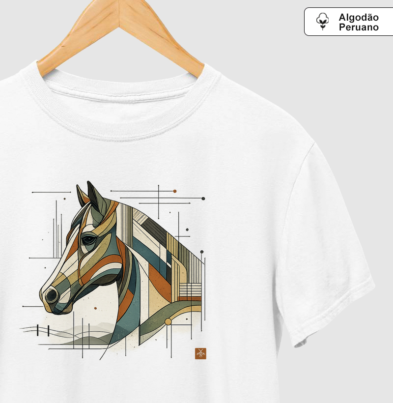 Camiseta Cavalo Geometrico