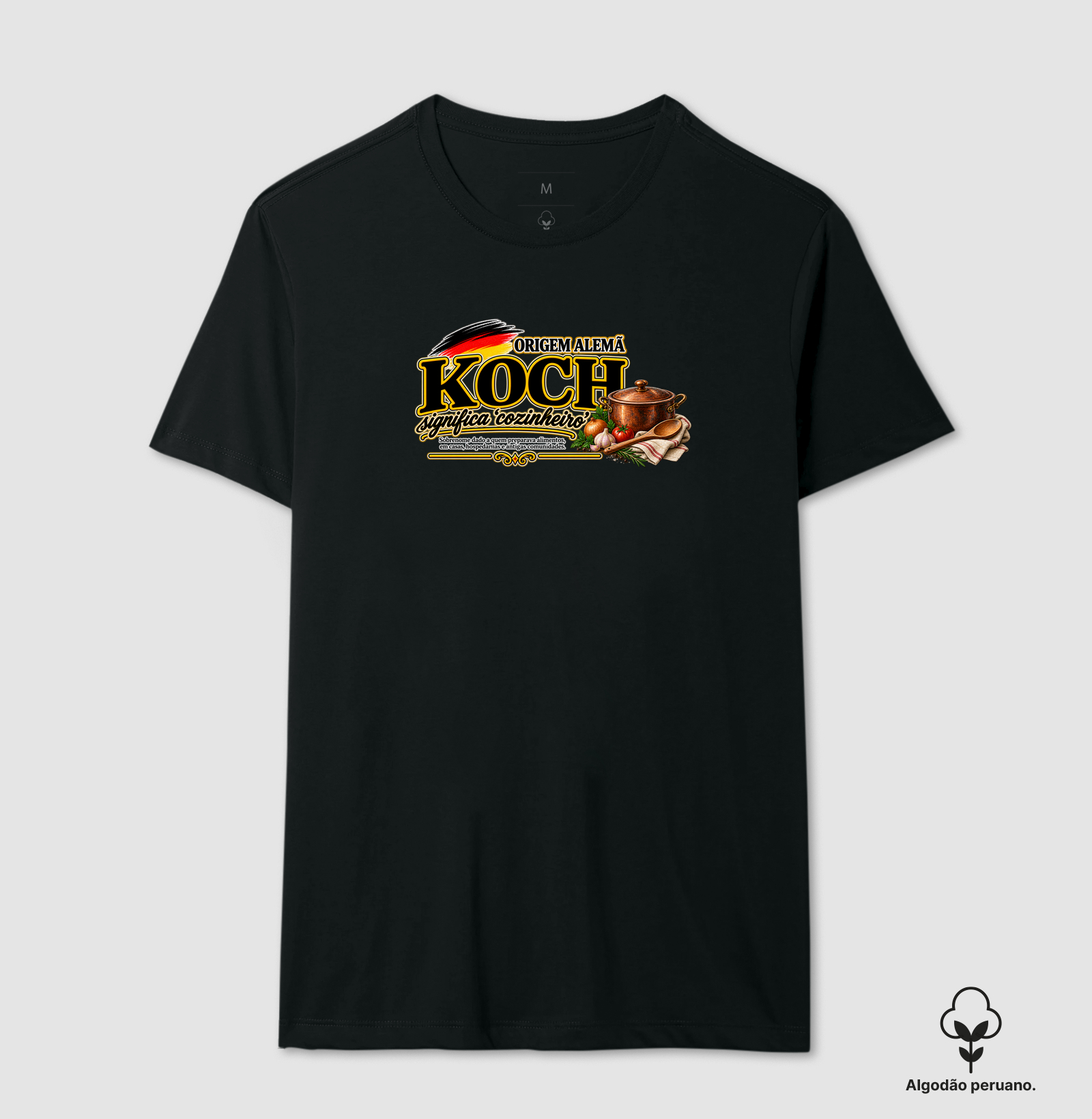 Koch  - Camiseta Algodão Peruano