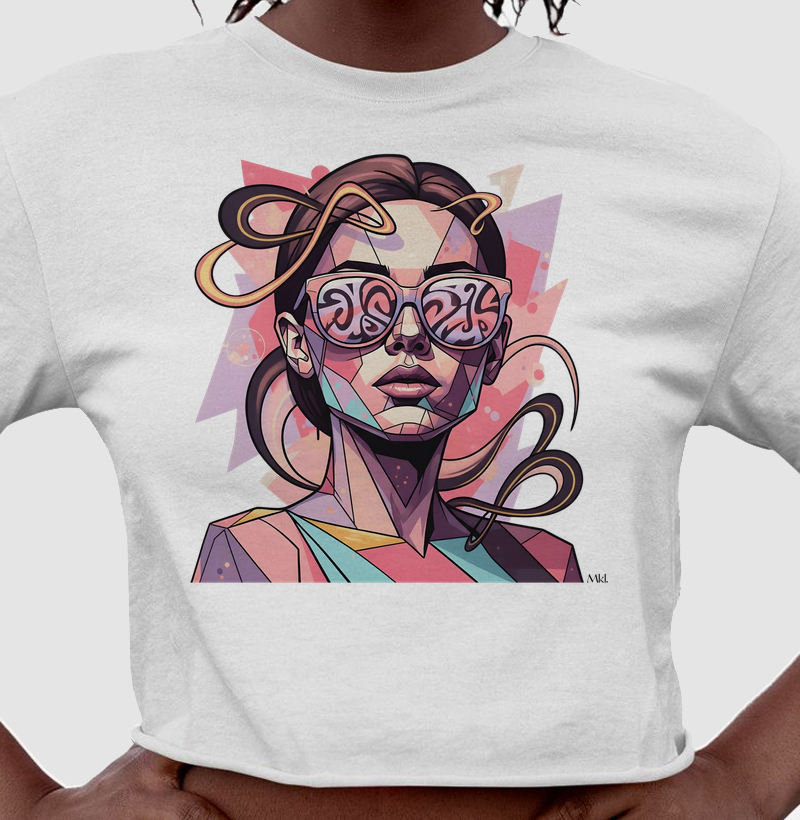 Cropped Algodão Premium - Reflexo da Alma 