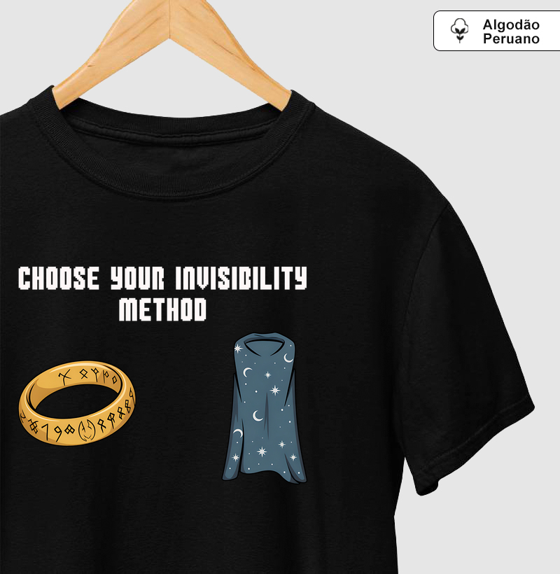Camiseta Método de Invisibilidade