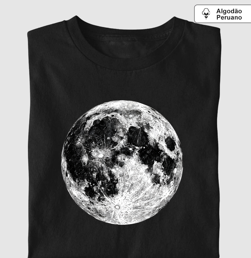 Lua Cheia - Camiseta Algodão Peruano