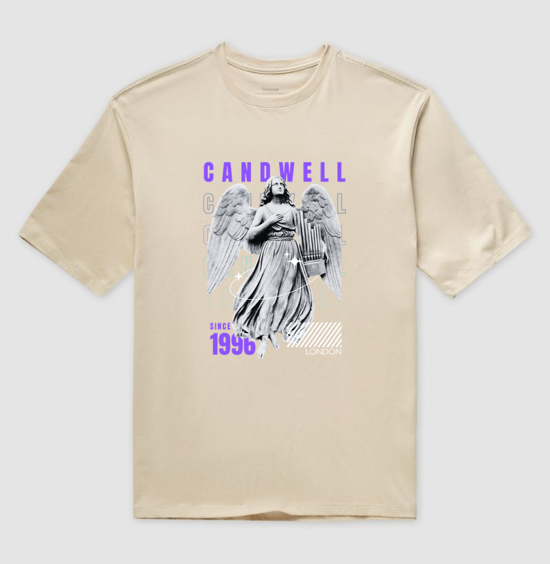 Camiseta Oversized Angelic Harmony | Candwell