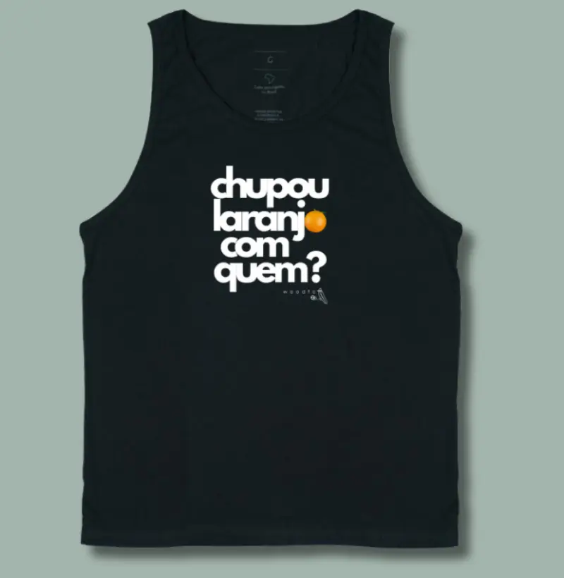 Chupou laranja com quem?