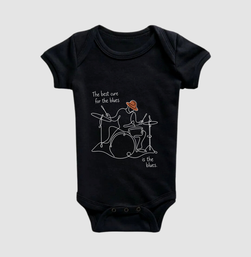 A cura é o Blues (Bateria) - Body Infantil