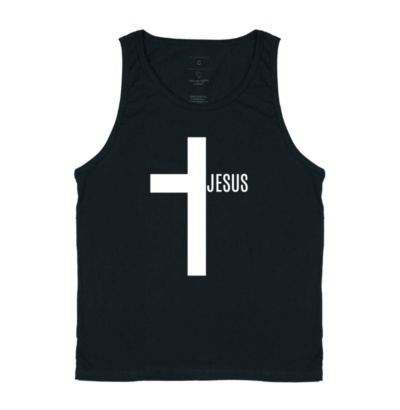 Cruz Jesus - Estampa Branca