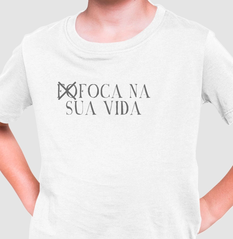 Camiseta Mini Foca na Sua Vida