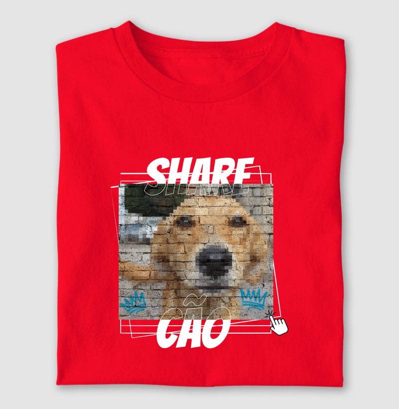 Camiseta "Share Cão" da Sludge Company
