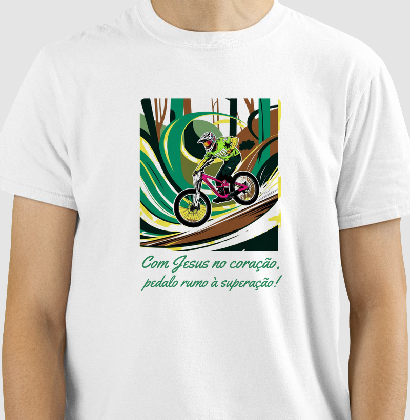 Com Jesus no coração, pedalo rumo à superação!