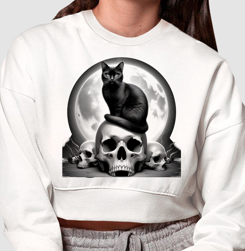 GATO PRETO CAVEIRA - Reserva.Ink 