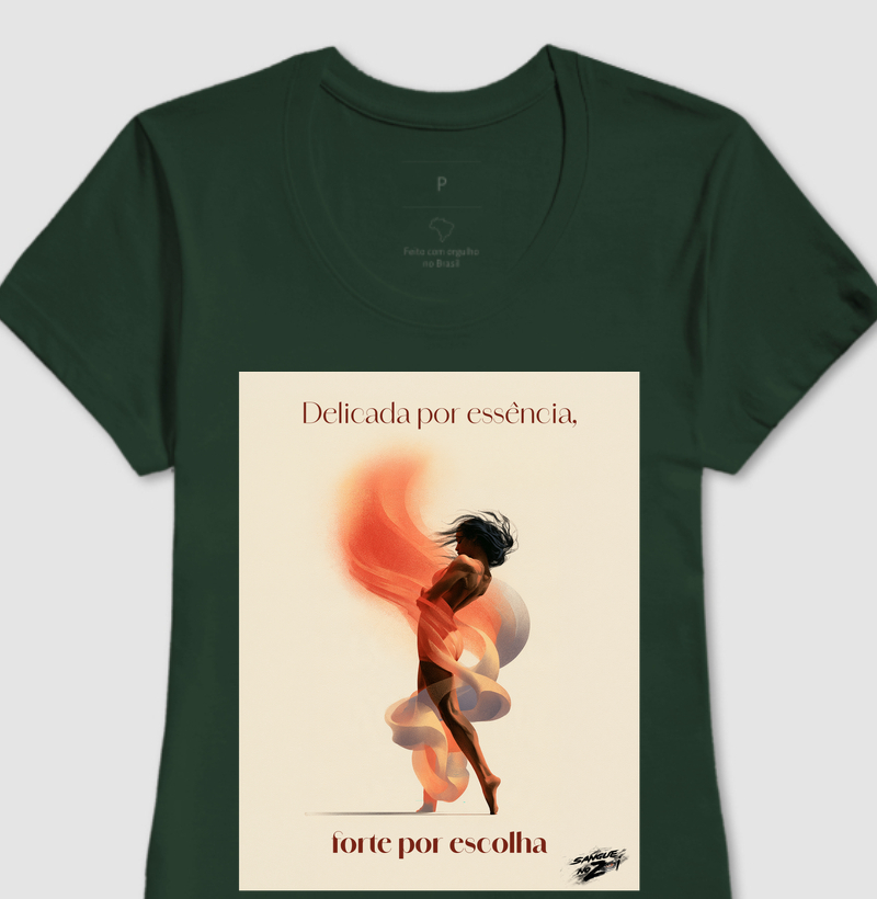 "forte por escolha" - Camiseta
