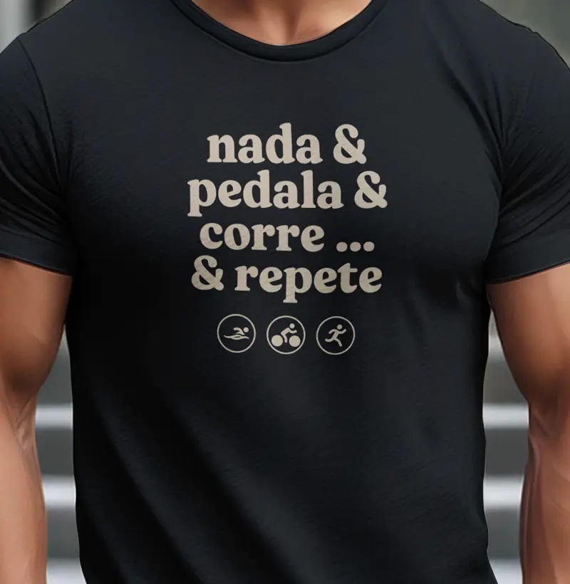 Nada e pedala e corre e repete