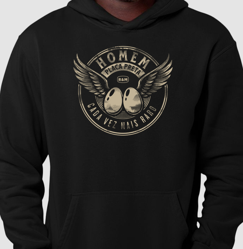 Homem Placa Preta – Cada Vez Mais Raro