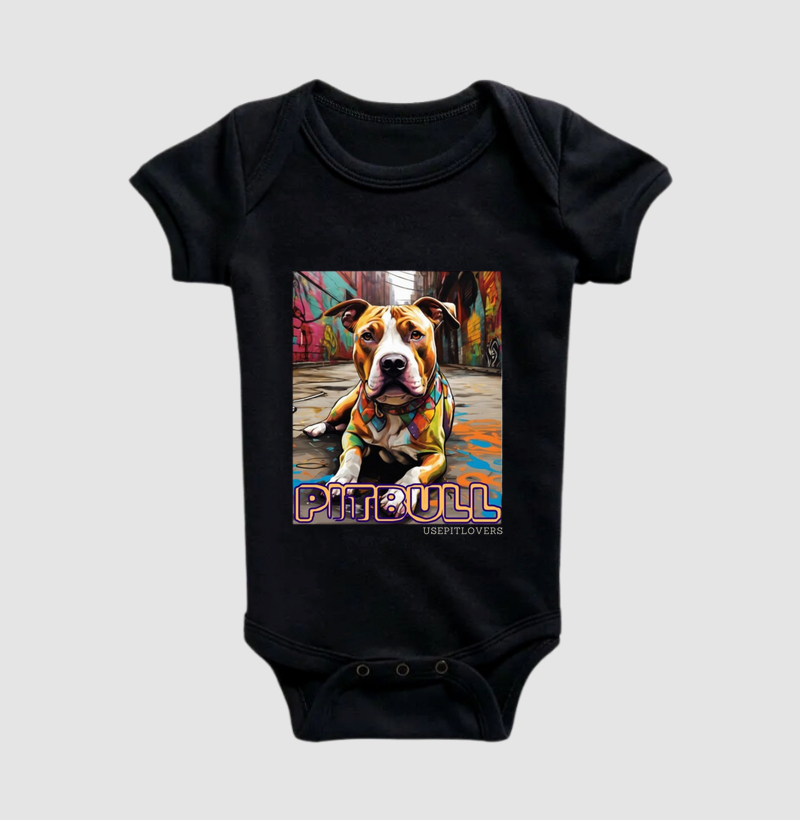 PIT BULL GRAFITTE URBANO