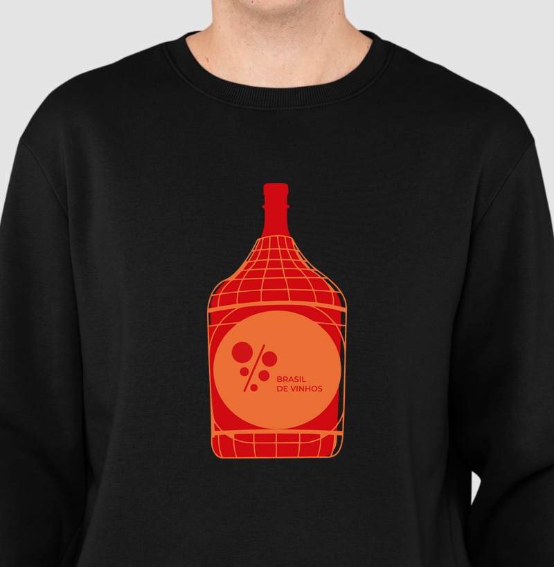 Suéter Moletom Garrafão de Vinho - BV