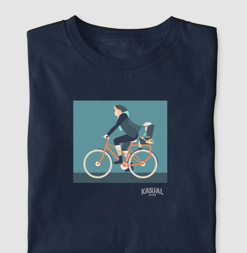Mãe ciclista
