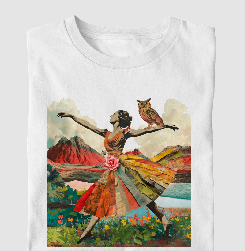 Colagens - Voo da moça - Infantil