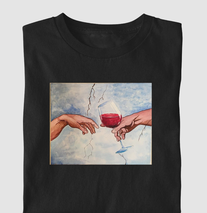 Camiseta A Criação do Vinho