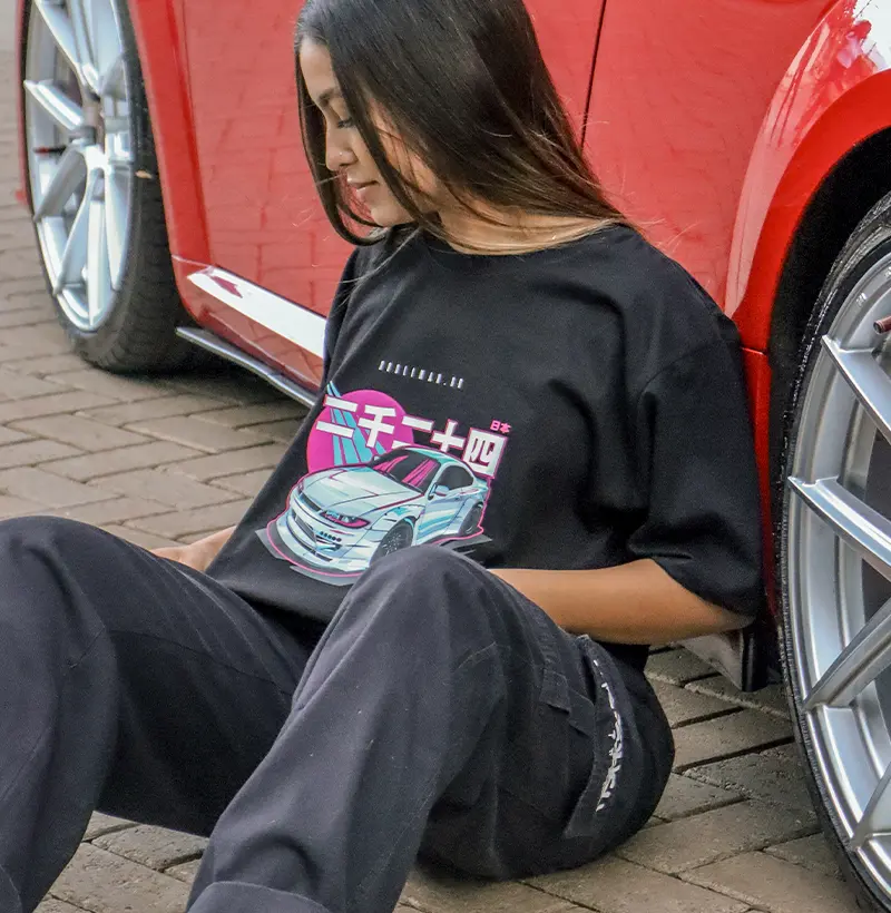 Camiseta Drift JDM preta