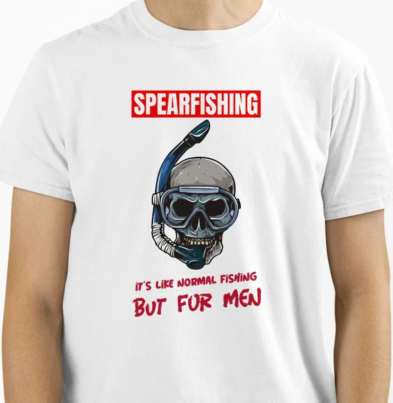 Camisa SpearFishing its Like Normal Fishing, But For Men