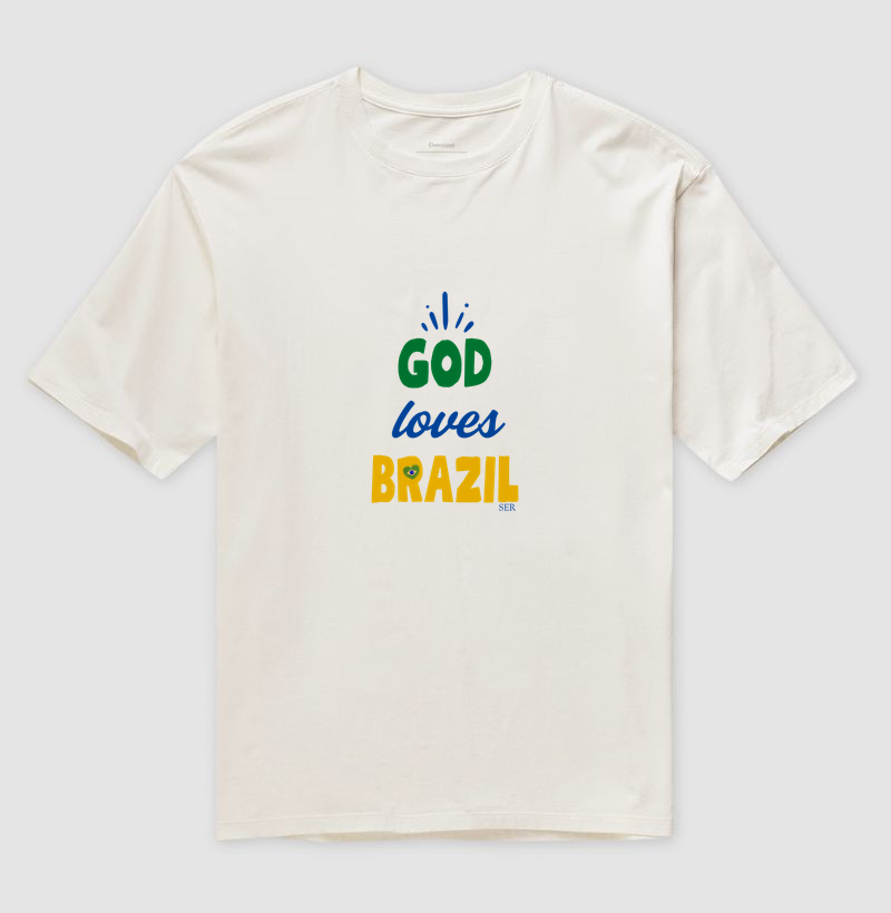 Oversized God Loves Brazil