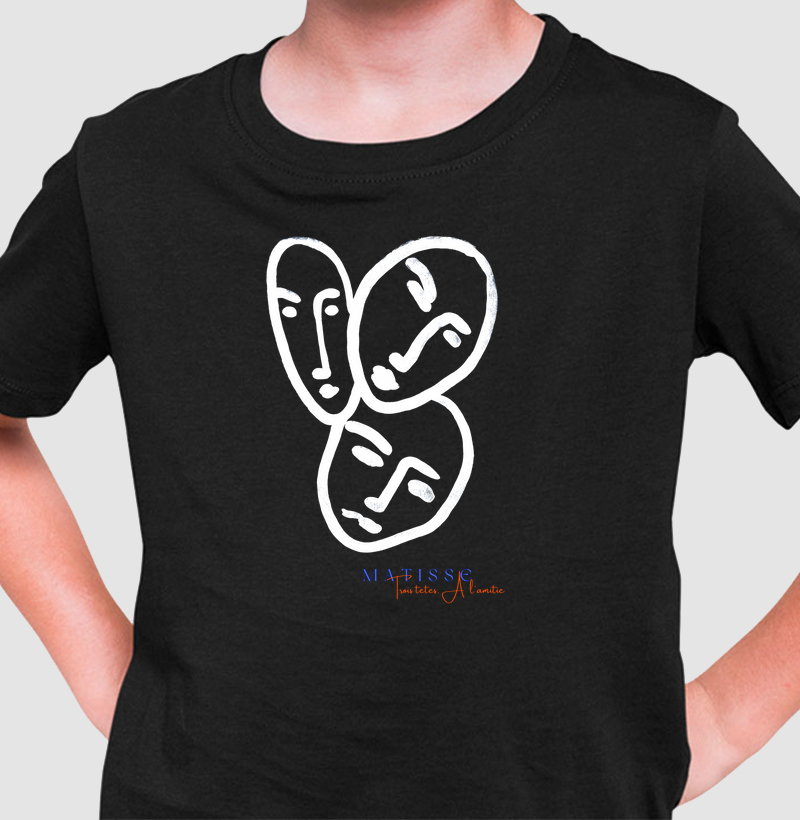 Henri Matisse -Trois tetes. A l'amitie (1951)