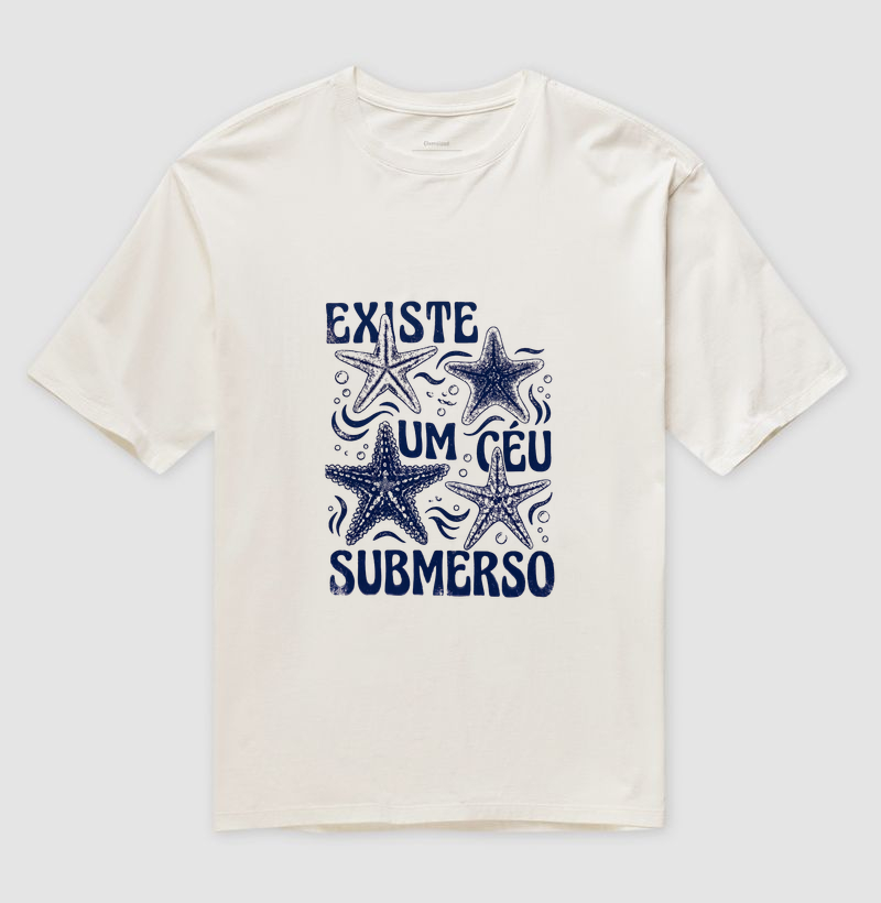 Camiseta Variações da Estrela-do-Mar - (Existe um Céu Submerso)